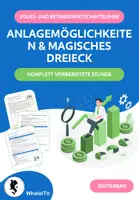 Vorschau - Arbeitsblätter - Materialpaket Klasse 8 - 36 Unterrichtsstunden - Volks- und Betriebswirtschaftslehre Wirtschaftsgymnasium - Seite 1