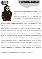 Vorschau - Arbeitsblätter - Musiker/innen aus den 1980ern: Michael Jackson - Seite 1