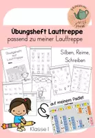Vorschau - Arbeitsblätter - Übungsheft zur Lauttreppe - Deckblatt