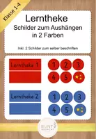 Vorschau - Stationenlernen - Lerntheke Aushang - Deckblatt