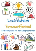 Vorschau - Bildkarten - Erzählsteine Sommer(ferien) -
Bildimpulse für den Gsprächskreis - Deckblatt