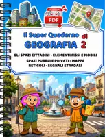 anteprima - Esercizi - SUPER QUADERNO DI GEOGRAFIA 2 - Gli spazi cittadini - Pagina 1