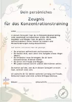 Vorschau - Anderer Materialtyp - Besonderes Zeugnis - Konzentrationstraining - Seite 3