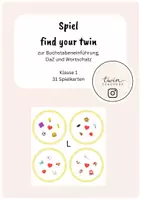 Vorschau - Spiele - Spiel: Find your twin! Buchstabeneinführung L - Deckblatt