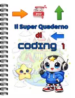 anteprima - Esercizi - SUPER QUADERNO DI CODING 1 - Pagina di copertina