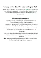 Vorschau - Arbeitsblätter - To Be Hilfsverb 🧩Domino & Satzbau-Spiel (Englisch Klasse 5/6) - Seite 1