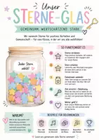 Vorschau - Mal- und Bastelvorlagen - Sterne-Glas – Positives Verhalten sichtbar machen - Deckblatt