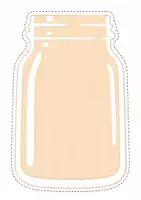 Vorschau - Mal- und Bastelvorlagen - Sterne-Glas – Positives Verhalten sichtbar machen - Seite 1