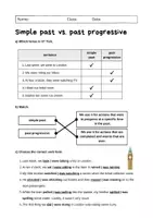 Vorschau - Arbeitsblätter - Simple Past vs. Past Progressive: Grammar (English) - Seite 3