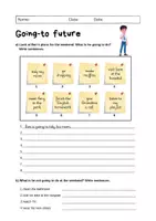 Vorschau - Arbeitsblätter - Going-to Future: Grammar (English) - Seite 1