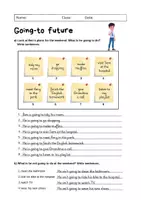 Vorschau - Arbeitsblätter - Going-to Future: Grammar (English) - Seite 2