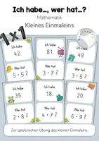Vorschau - Spiele - Ich habe, wer hat...? Rechenspiel kleines Einmaleins (1x1) - Deckblatt