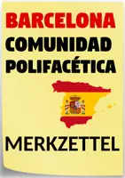 Vorschau - Merkblätter - Merkzettel "Barcelona - una comunidad polifacética" - Deckblatt