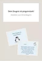 Vorschau - Bildkarten - Pinguinstarkes Zeugnis (Kärtchen zum Zeugnis/ Ferienstart) - Deckblatt