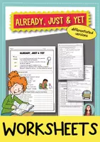 Vorschau - Arbeitsblätter - Present Perfect: ALREADY, JUST, YET – Differenzierte Arbeitsblätter Englisch (Klasse 6/7) - Deckblatt