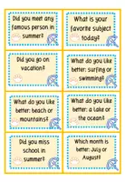 Vorschau - Aufgabenkarten - Cards / Back to School after Summer - Seite 3