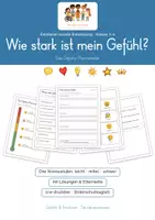 Vorschau - Arbeitsblätter - Gefühle & Emotionen - Wie stark ist mein Gefühl? - Seite 1
