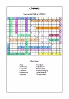 Vorschau - Arbeitsblätter - Rätsel NATUR IM HERBST Klasse 5-7 - Seite 1