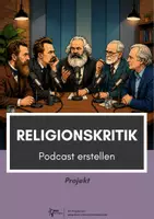 Vorschau - Arbeitsblätter - Religionskritik ⎮ Einen Podcast gestalten - für Klasse 10 bis 13 - Deckblatt