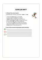 Vorschau - Arbeitsblätter - Some and Any - Grammatik - Seite 3