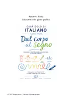 anteprima - Programmi scolastici / Materiali per docenti - CURRICOLO PER LA SCRITTURA CORSIVA DAL CORPO AL SEGNO - Pagina di copertina