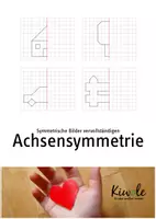 Vorschau - Arbeitsblätter - Achsensymmetrie - Symmetrische Bilder vervollständigen - Deckblatt
