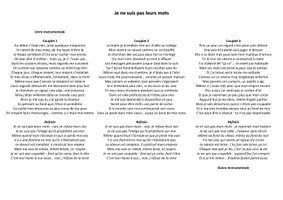 Aperçu - Préparation de séquence / Séquence complète - L’ARGUMENTATION - 3è/2e - CLIP VIDEO - JE NE SUIS PAS LEURS MOTS - Page 2