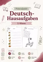 Vorschau - Arbeitsblätter - wachsendes Materialpaket: Hausaufgaben Deutsch 2. Klasse - Seite 1
