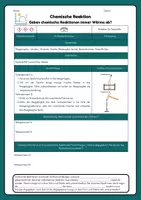 Vorschau - Arbeitsblätter - Chemische Reaktionen und Energie - Seite 1