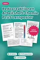 Vorschau - Arbeitsblätter - Redoxreaktionen Arbeitsheft Chemie PLUS Lernposter - Deckblatt