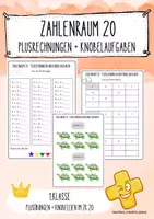 Vorschau - Unterrichtsreihen - Zahlenraum 20 - Plusrechnungen & Knobelaufgaben | Arbeitsblätter | 1. Klasse - Deckblatt