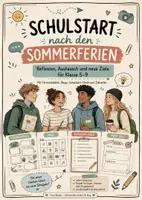 Vorschau - Stundenentwürfe - Neues Schuljahr | Schulstart nach den Sommerferien | Materialpaket - Deckblatt