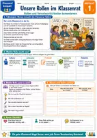 Vorschau - Stundenentwürfe - Unsere Rollen im Klassenrat – Verantwortung übernehmen und Aufgaben verstehen - Deckblatt