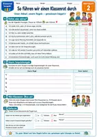 Vorschau - Stundenentwürfe - So führen wir einen Klassenrat durch – Ablauf und Gesprächsregeln verstehen - Seite 1