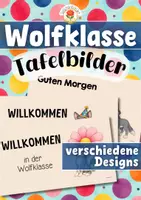 Vorschau - Präsentationen/Tafelbilder - Wolfklasse - Tafelbilder (Klassentier) - Deckblatt