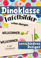 Vorschau - Präsentationen/Tafelbilder - Dinoklasse - Tafelbilder (Klassentier) - Deckblatt