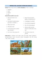 Vorschau - Arbeitsblätter - Australia Travel Report + Animal Description Writing Tasks - Seite 1