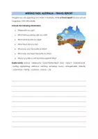 Vorschau - Arbeitsblätter - Australia Travel Report + Animal Description Writing Tasks - Seite 3