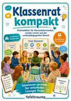 Vorschau - Stundenentwürfe - Klassenrat kompakt – 14 Arbeitsblätter für Mitbestimmung, Verantwortung und soziales Lernen - Deckblatt