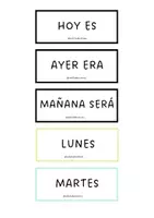 Vista previa - Decoración del aula - CALENDARIO_EspañolyCatalà - página 1