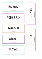 Vista previa - Decoración del aula - CALENDARIO_EspañolyCatalà - página 3