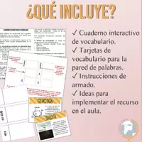 Vista previa - Tarjetas / Manipulativos - Fotosíntesis Cuaderno interactivo de vocabulario - página 1