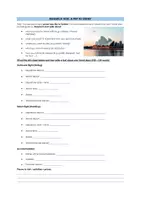 Vorschau - Arbeitsblätter - Planning a Trip to Sydney (Australia) Research + Writing Task - Seite 1