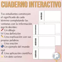 Vista previa - Tarjetas / Manipulativos - Cadena alimenticia Cuaderno interactivo de vocabulario - página 2