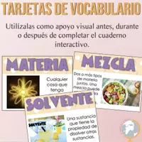 Vista previa - Tarjetas / Manipulativos - Materia Cuaderno interactivo de vocabulario - página 3