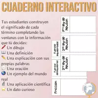 Vista previa - Tarjetas / Manipulativos - Fuerza y Movimiento Cuaderno interactivo de vocabulario - página 2