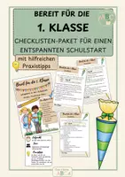 Vorschau - Arbeitsblätter - Materialpaket: Bereit für die 1. Klasse - Seite 1