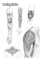 Vorschau - Stundenentwürfe - Tattoo-Design im Kunstunterricht – Körpervorlagen zum Zeichnen und Gestalten (SEK I & II) - Seite 2