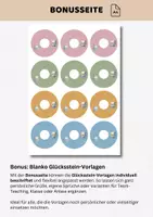 Vorschau - Mal- und Bastelvorlagen - Willkommensgeschenk Klasse 5 | Glückssteine Geschenk 5. Klasse | Begrüßungsgeschenk Schuljahresstart | Schulstart weiterführende Schule - Seite 3