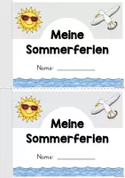 Vorschau - Mal- und Bastelvorlagen - Miniheft: Meine Sommerferien - Reflexion & Ausblick neues Schuljahr (Steckbrief, Urlaub, Ferien) - Seite 3